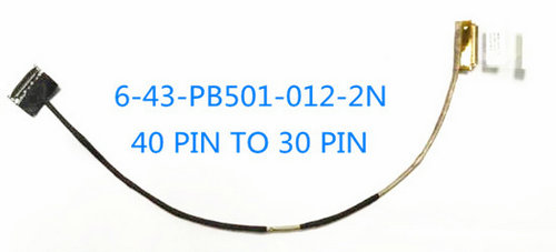 Neues LCD-Kabel 40 Pin to 30 für Clevo PB50EF 6-43-PB501-012-2N