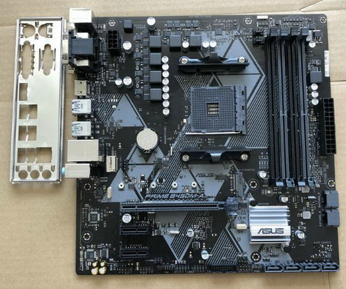 ASUS PRIME B450M-A/CSM AM4 B450 SATA 6Gb/s USB 3.1 HDMI Micro ATX AMD Desktop-Motherboards