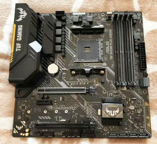 ASUS TUF B450M-PLUS GAMING AM4 AMD B450 SATA 6Gb/s USB 3.1 HDMI Micro ATX AMD Desktop-Motherboards