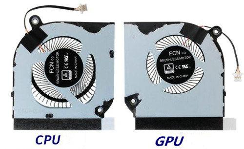 CPU+GPU-Lüfter für Acer Nitro 5 An515-56-7687 An515-56-77xy An515-56-77yd