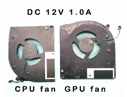 CPU+GPU-Lüfter 12V für Dell Alienware M17 R2 N18P 2019