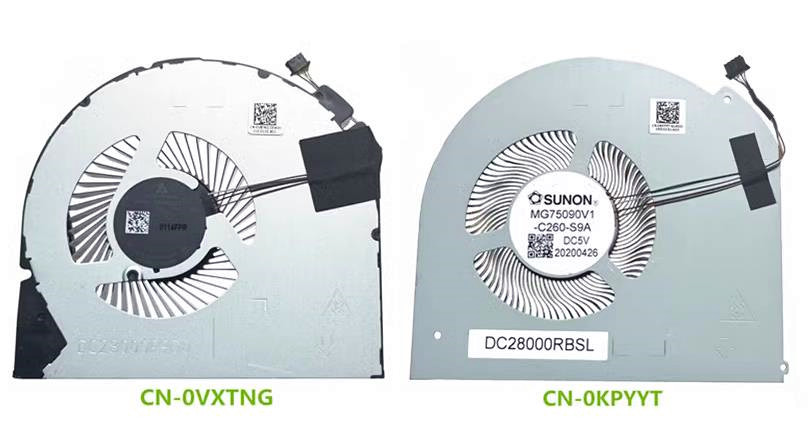 CPU+GPU-Lüfter für Dell Precsion 7760 M7760 0KPYYT 0X7RP6