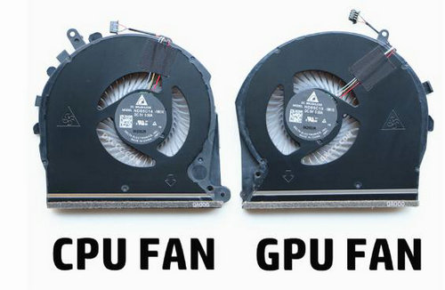 CPU+GPU-Lüfter für HP Pavilion Gaming 17-cd1485ng