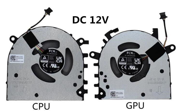 CPU+GPU-Lüfter 12V 2022 für Lenovo Ideapad Pro 5 Pro 16ACH6 16ARH7 5F10S13964