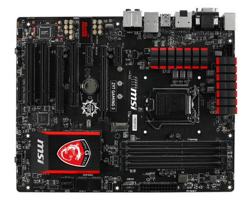 MSI Z97 GAMING 3 M.2 DDR3 LGA1150 Desktop-Motherboards